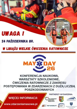 Syreny, drony i setki ratowników. W Libiążu odbędą się ćwiczenia MAYDAY’26
