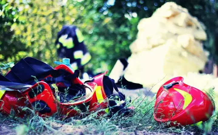 Strażacy w Chrzanowie przełamali opłatek - komendant podsumował rok