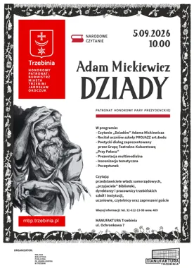 Narodowe Czytanie „Dziadów” Adama Mickiewicza