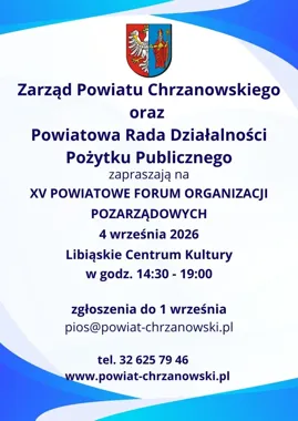 XV Powiatowe Forum Organizacji Pozarządowych