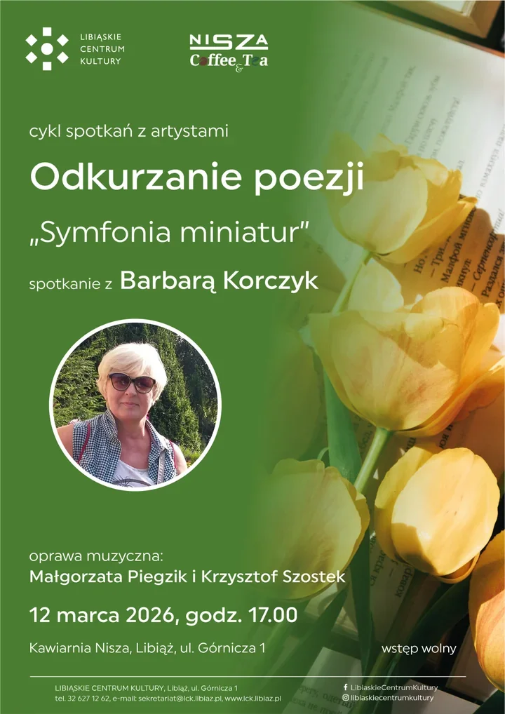 Kawa, słowa i dźwięk - Symfonia miniatur w kawiarni Nisza w Libiążu