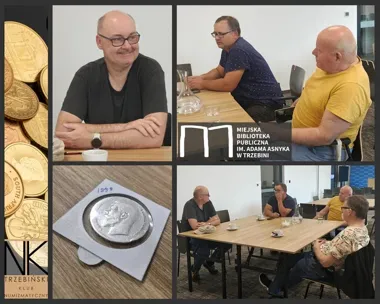 Numizmatyczne pogawędki w Trzebini - pasja, która zbiera ludzi przy stole
