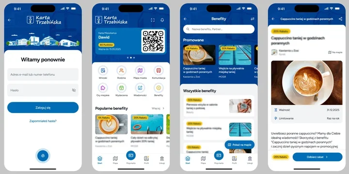 Karta Trzebińska w telefonie - nowa aplikacja ma ułatwić dostęp do miejskich zniżek
