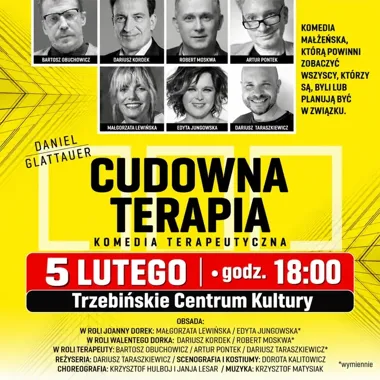 Małżeńska terapia na scenie Sokoła. „Cudowna terapia” rozbawi Trzebinię